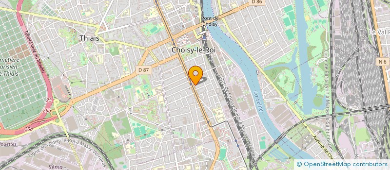 localisation de l'entreprise CARLE DARTHE SUPERETTE à CHOISY-LE-ROI