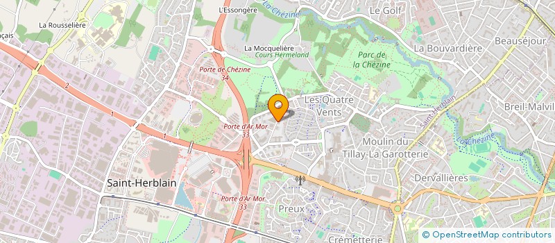 localisation de l'entreprise CARLE SA à SAINT-HERBLAIN