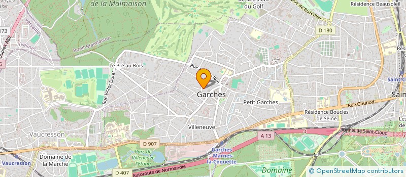 localisation de l'entreprise CARLELEC à GARCHES