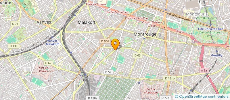 localisation de l'entreprise CARLELIO  MONTROUGE