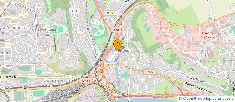 localisation de l'entreprise CARLEM  HARFLEUR