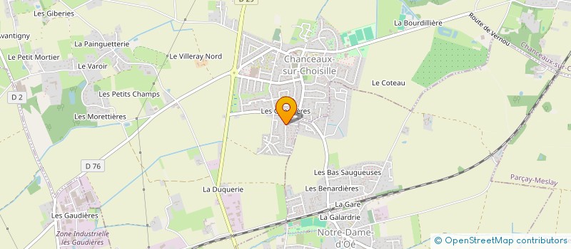 localisation de l'entreprise CARLEM à CHANCEAUX-SUR-CHOISILLE
