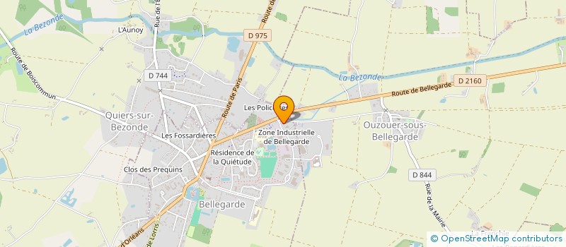 localisation de l'entreprise CARLEO à BELLEGARDE