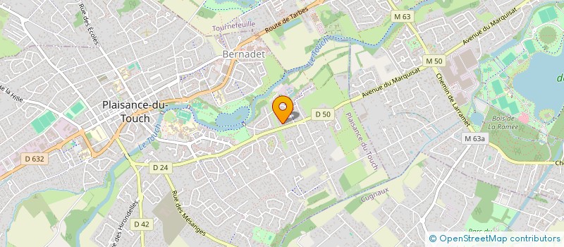 localisation de l'entreprise CARLES  PLAISANCE-DU-TOUCH