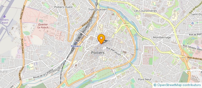 localisation de l'entreprise CARLES ET COMPAGNIE  POITIERS