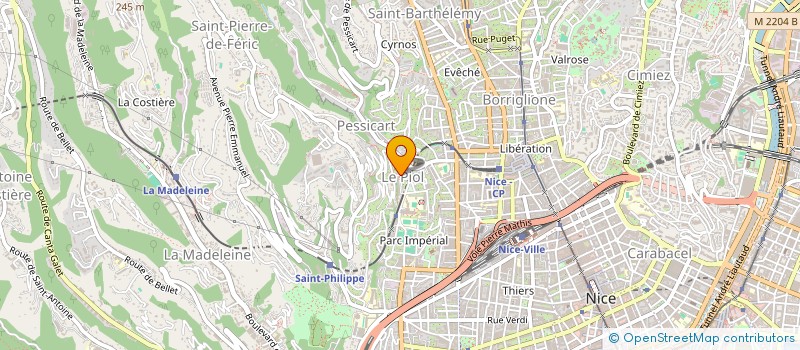 localisation de l'entreprise CARLES IMMOBILIER à NICE
