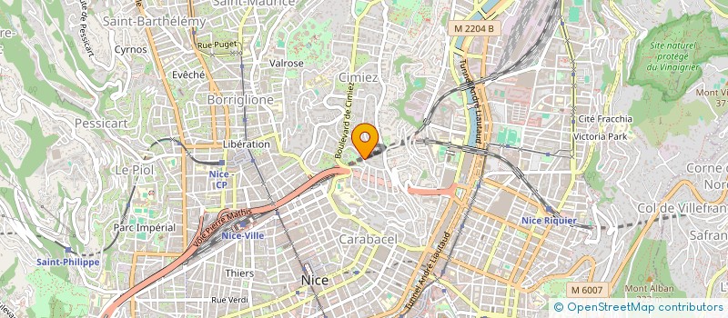 localisation de l'entreprise CARLEX à NICE