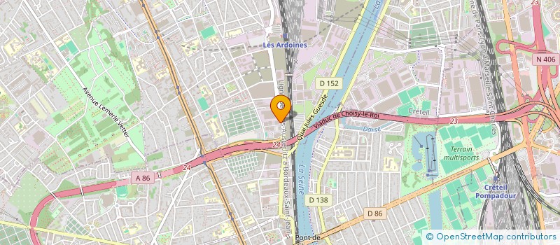 localisation de l'entreprise CARLEX à VITRY-SUR-SEINE