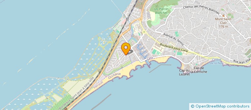 localisation de l'entreprise CARLEX IMMO  SETE