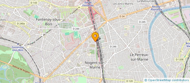 localisation de l'entreprise CARLFI à NOGENT-SUR-MARNE