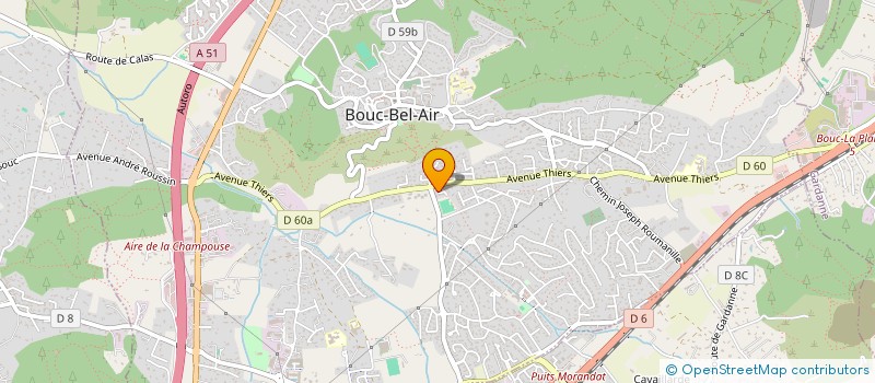 localisation de l'entreprise CARLHERIC à BOUC-BEL-AIR