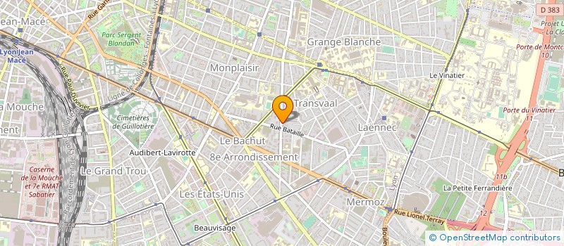 localisation de l'entreprise CARLHIAN TEXTILES à LYON