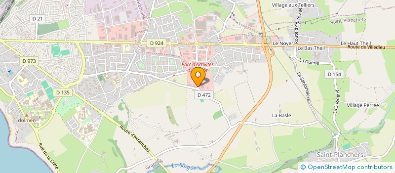 localisation de l'entreprise CARLI 2 à GRANVILLE