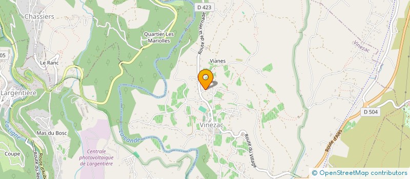 localisation de l'entreprise CARLI  VINEZAC