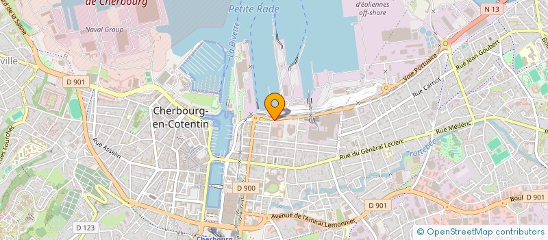 localisation de l'entreprise CARLI à CHERBOURG-EN-COTENTIN
