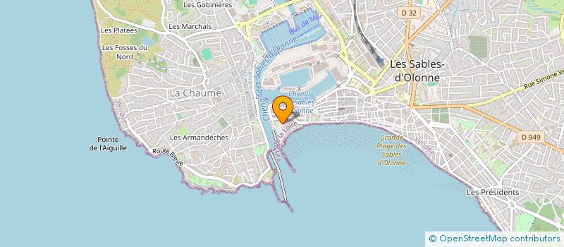 localisation de l'entreprise CARLI à LES SABLES D'OLONNE