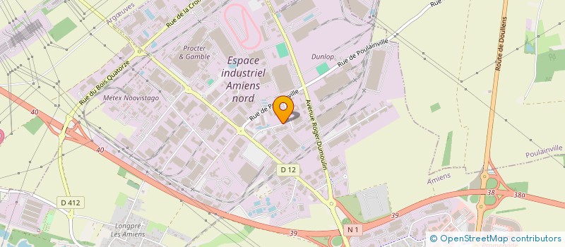 localisation de l'entreprise CARLI FRANCE à AMIENS
