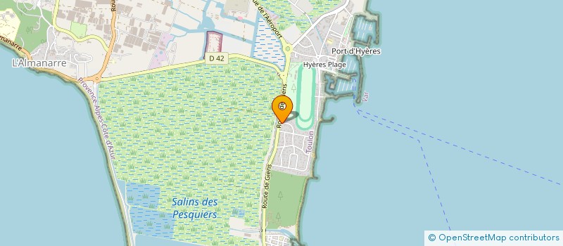 localisation de l'entreprise CARLI INDIVISION à HYERES