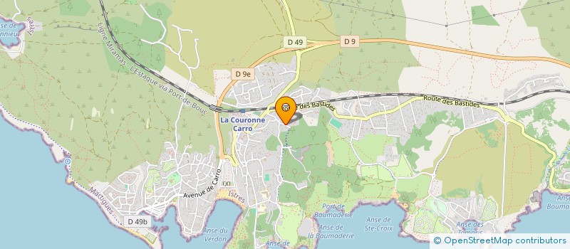 localisation de l'entreprise CARLIA à MARTIGUES