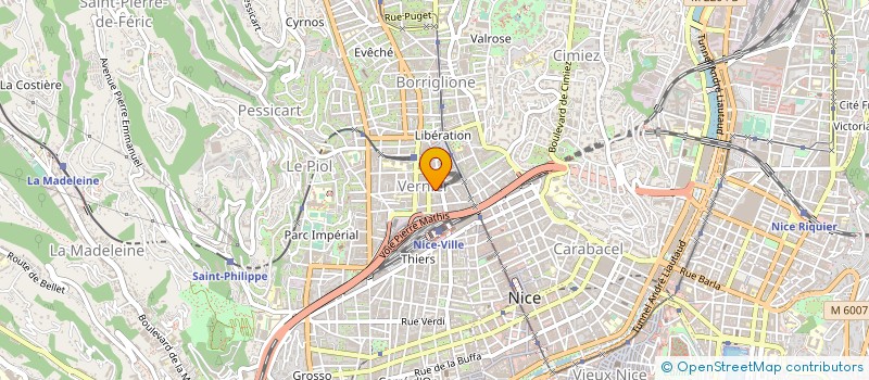 localisation de l'entreprise CARLICCHI HOLDING à NICE