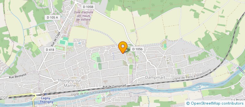 localisation de l'entreprise CARLICIA  DAMPMART