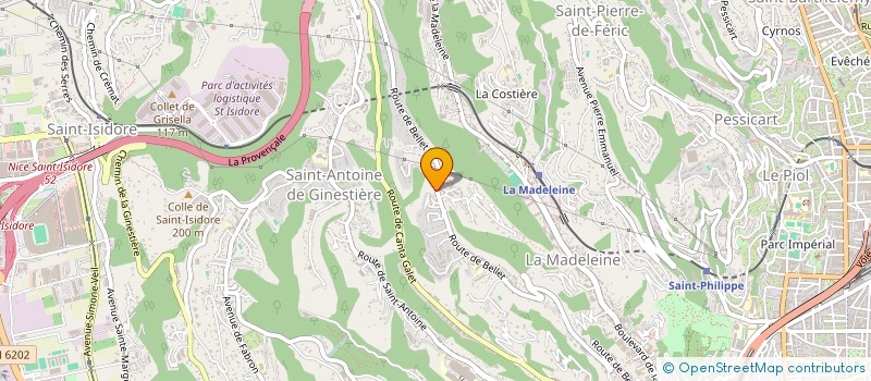 localisation de l'entreprise CARLIDAN LOISIRS à NICE