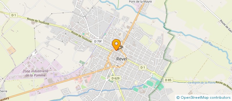 localisation de l'entreprise CARLIER  REVEL