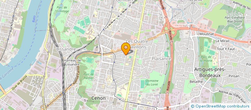 localisation de l'entreprise CARLIER  CENON