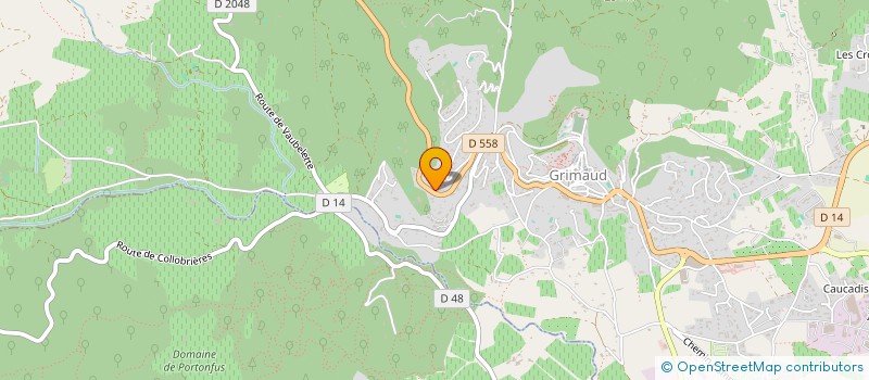 localisation de l'entreprise CARLIER  GRIMAUD