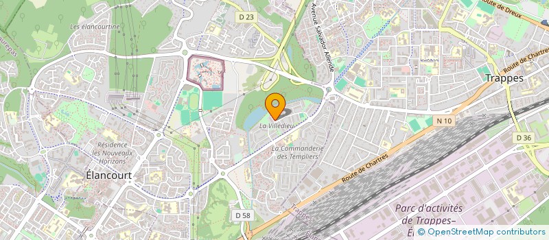 localisation de l'entreprise CARLIER CASTAN  ELANCOURT