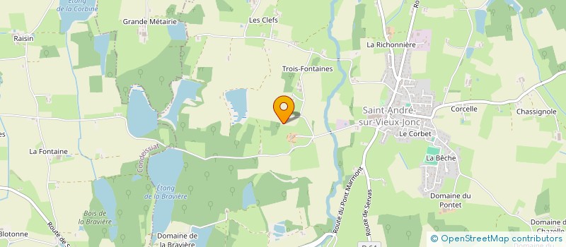 localisation de l'entreprise CARLIER FREDERIC  SAINT-ANDRE-SUR-VIEUX-JONC