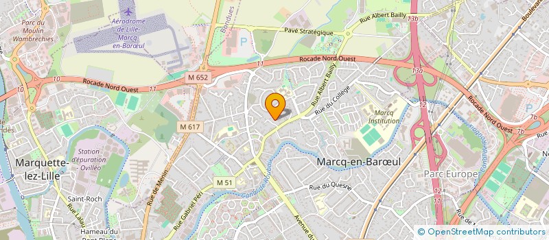 localisation de l'entreprise CARLIER RENOVATIONS à MARCQ-EN-BARŒUL