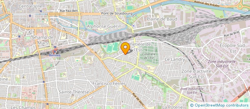 localisation de l'entreprise CARLILY  RENNES