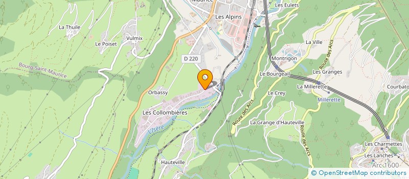 localisation de l'entreprise CARLIN à BOURG-SAINT-MAURICE