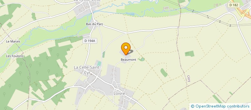 localisation de l'entreprise CARLINGER  LA CELLE-SAINT-CYR