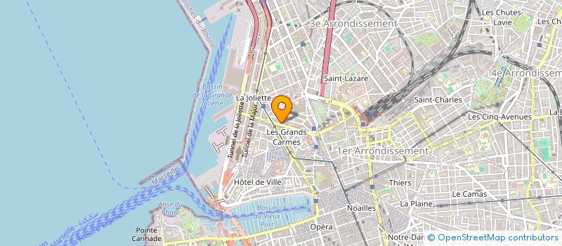 localisation de l'entreprise CARLINI & ASSOCIES  MARSEILLE