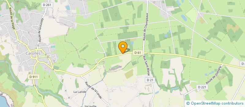 localisation de l'entreprise CARLINUS  JULLOUVILLE