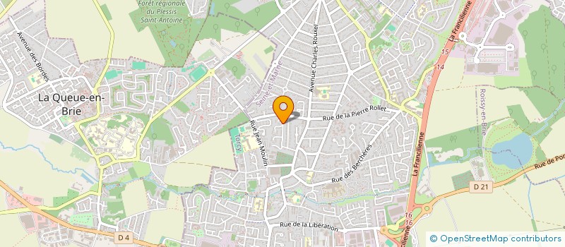 localisation de l'entreprise CARLISA à PONTAULT-COMBAULT
