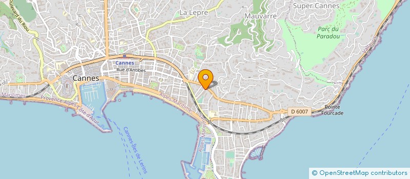 localisation de l'entreprise CARLISTE IMMOBILIER à CANNES