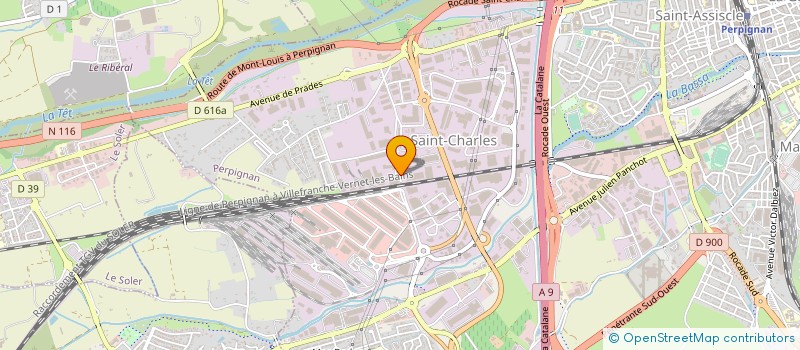 localisation de l'entreprise CARLIT à PERPIGNAN