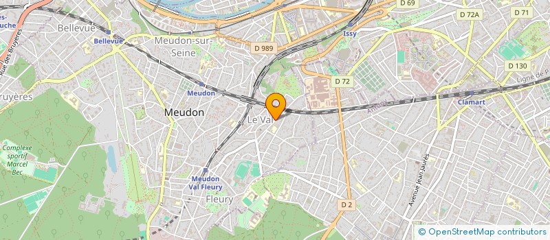 localisation de l'entreprise CARLIT  MEUDON
