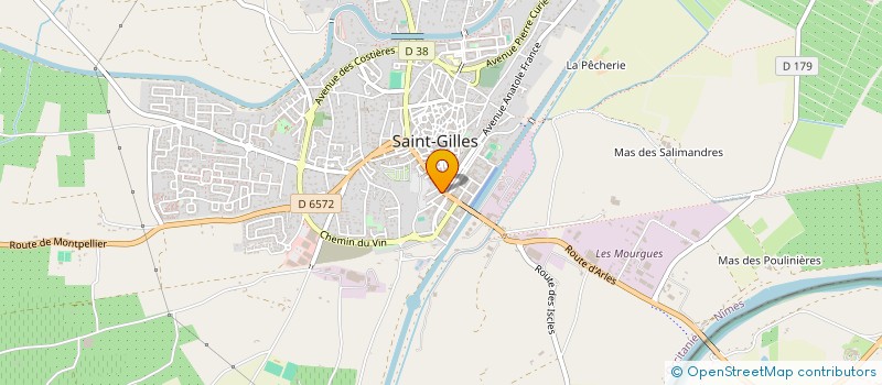 localisation de l'entreprise CARLITA à SAINT-GILLES