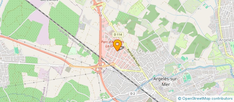 localisation de l'entreprise CARLITA à ARGELES-SUR-MER