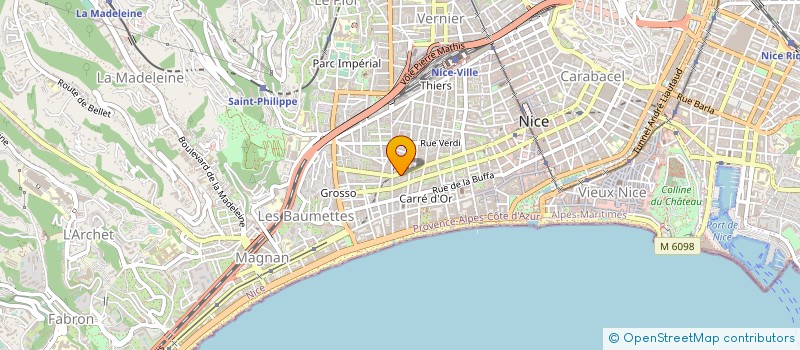 localisation de l'entreprise CARLITO à NICE