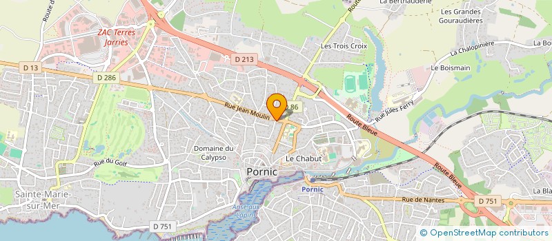 localisation de l'entreprise CARLLAN  PORNIC