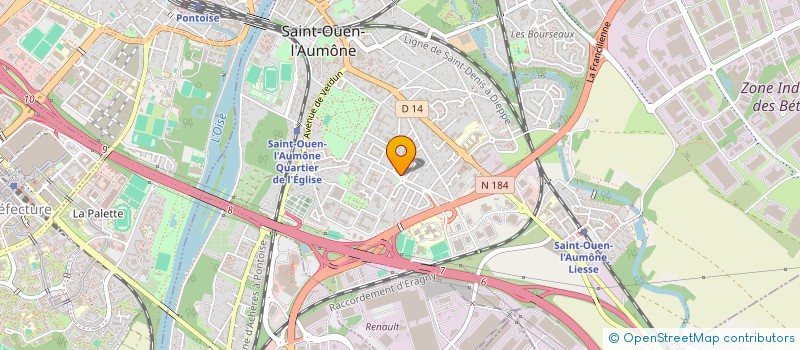 localisation de l'entreprise CARLO à SAINT-OUEN-L'AUMONE