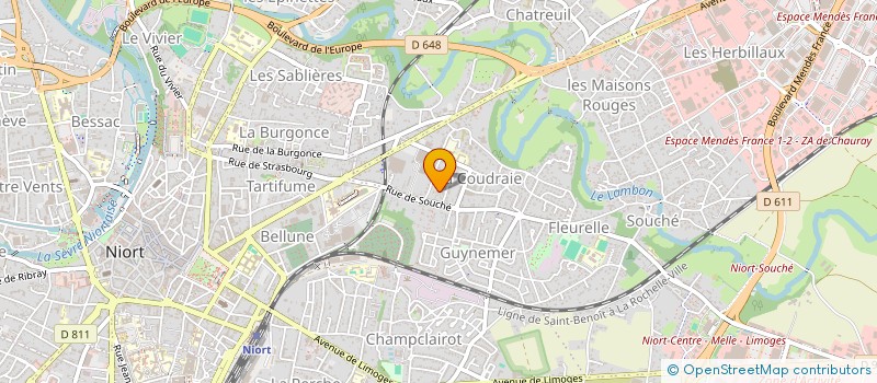 localisation de l'entreprise CARLOC  NIORT
