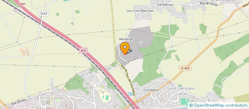 localisation de l'entreprise CARLOC77  SAINT-GERMAIN-LAVAL