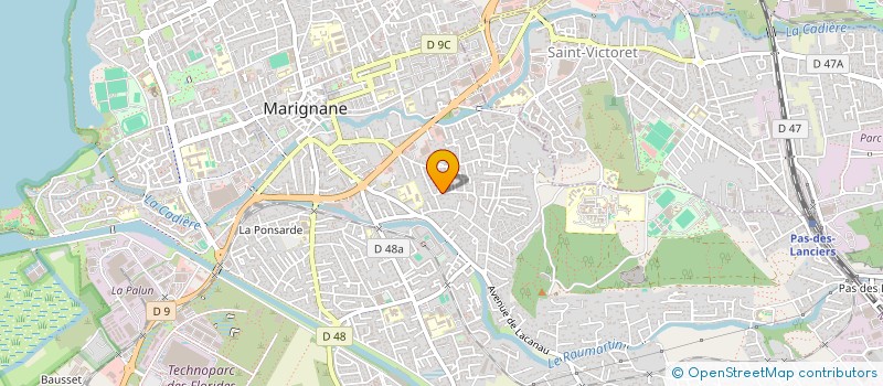 localisation de l'entreprise CARLORY  MARIGNANE