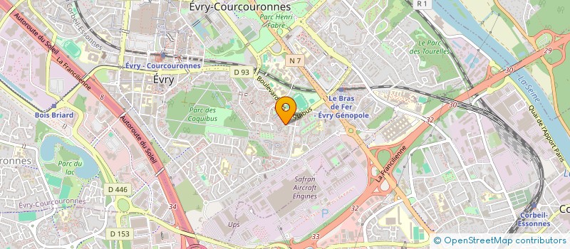 localisation de l'entreprise CARLOS BAT  EVRY-COURCOURONNES